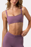 Soft Active Seam Detail Sports Bra in Dusk