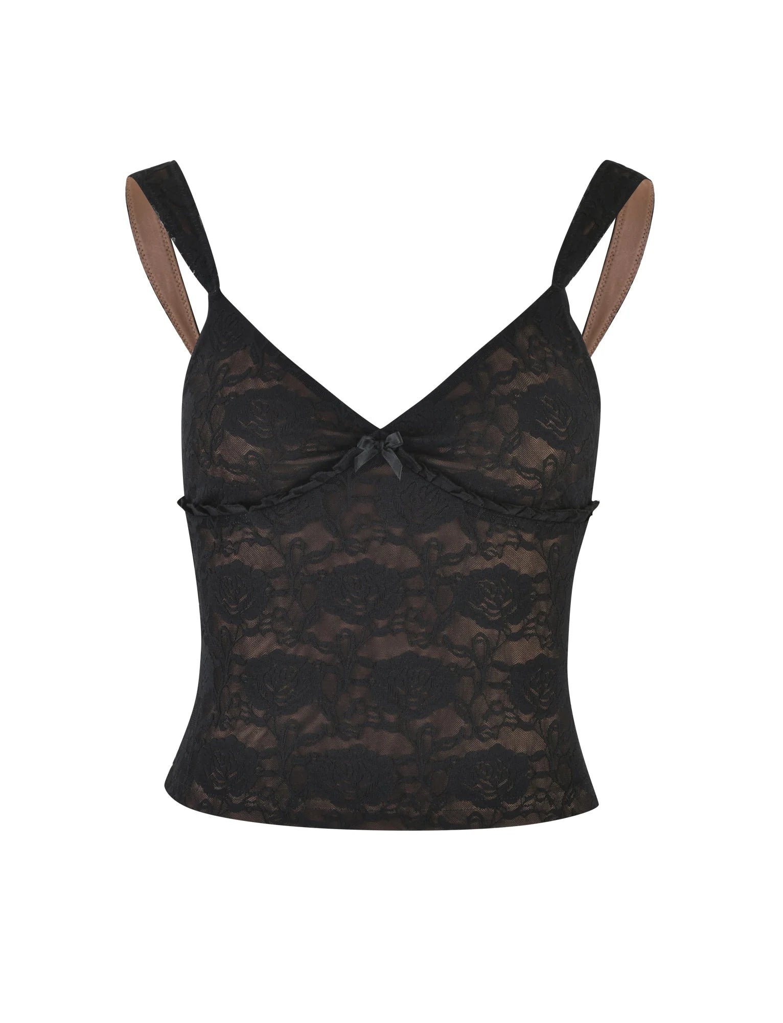 ISADORA TOP BLACK LACE