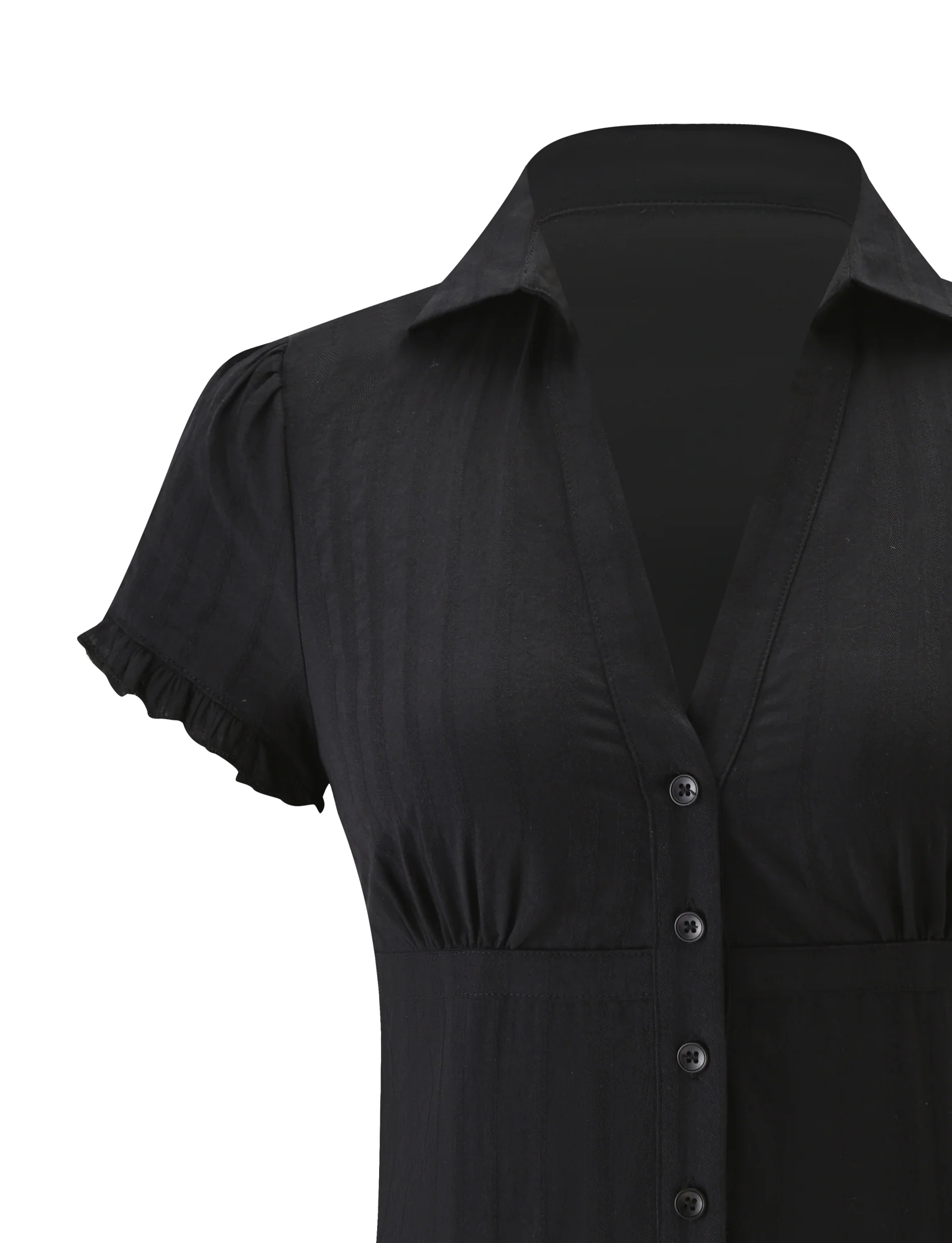 VALERIE SHORT SLEEVE SHIRT BLACK