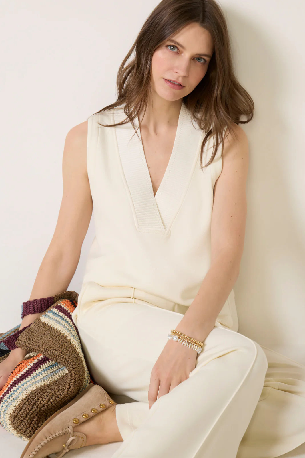Freida V Neck Tank