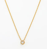 Emma Diamond Pendant Gold Necklace