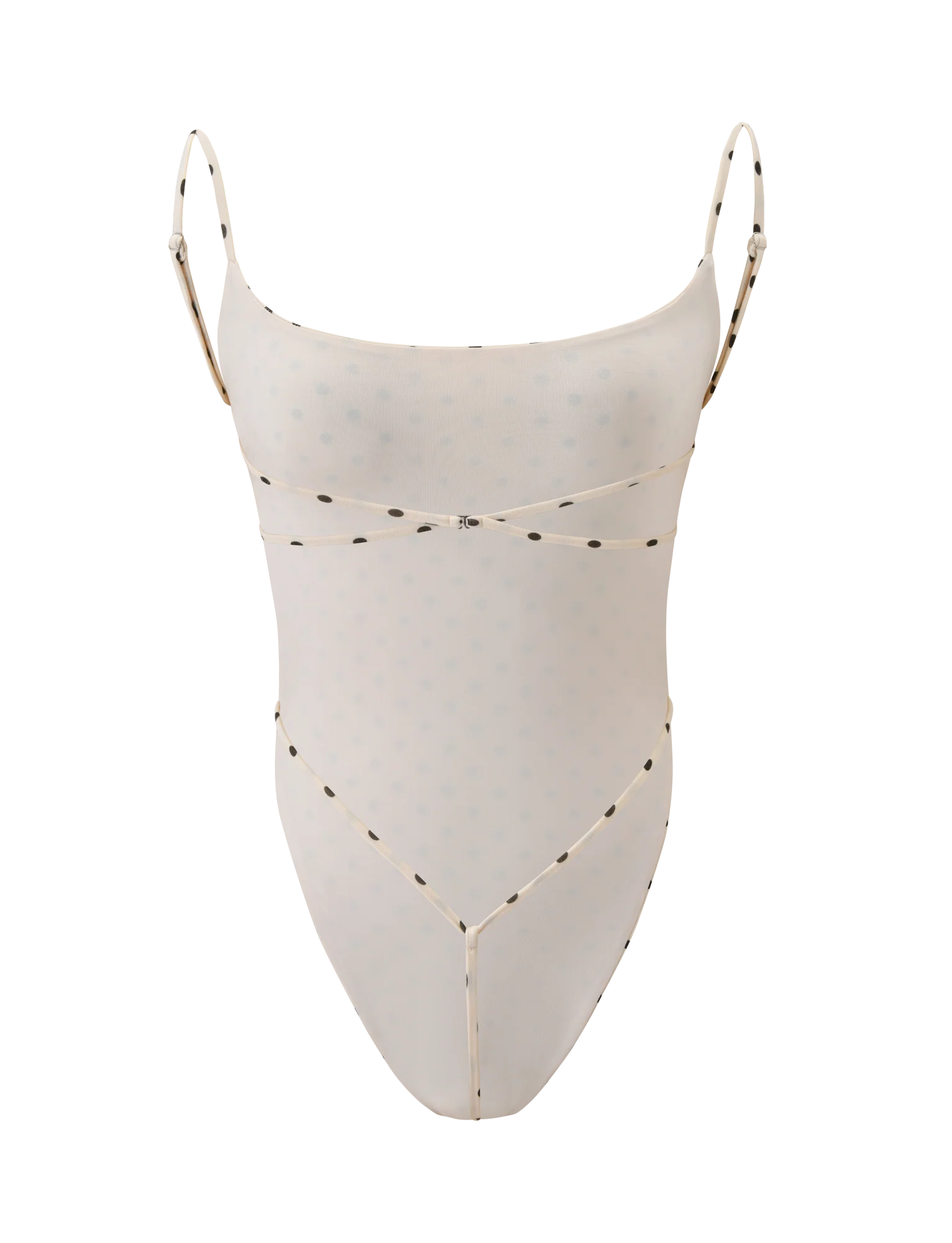 MINERVA BODYSUIT CREAM DOT
