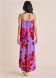 Beaded Halter Maxi Offset Sensual Bouquet
