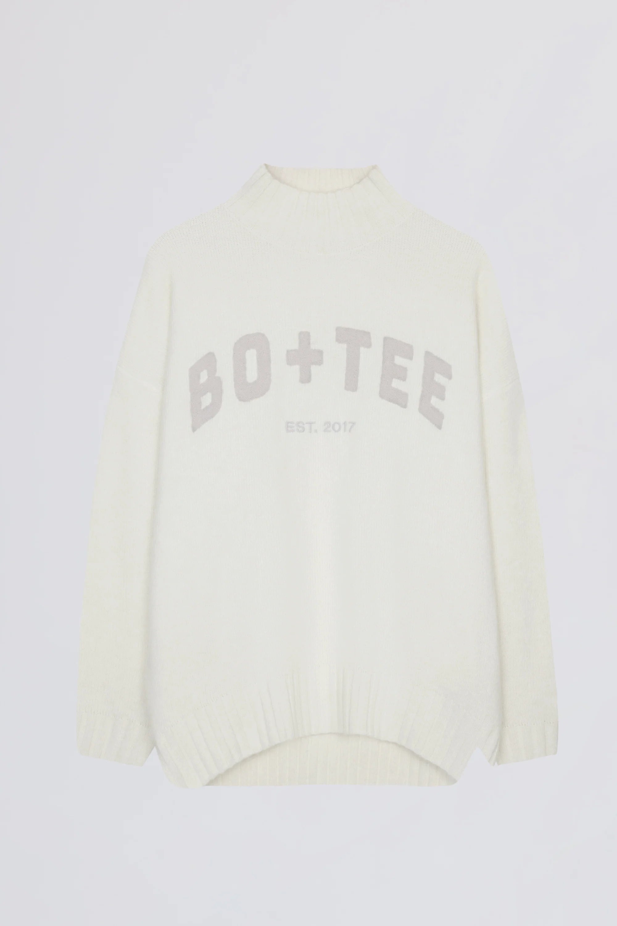 Soft Knit Oversized Jumper in Coconut