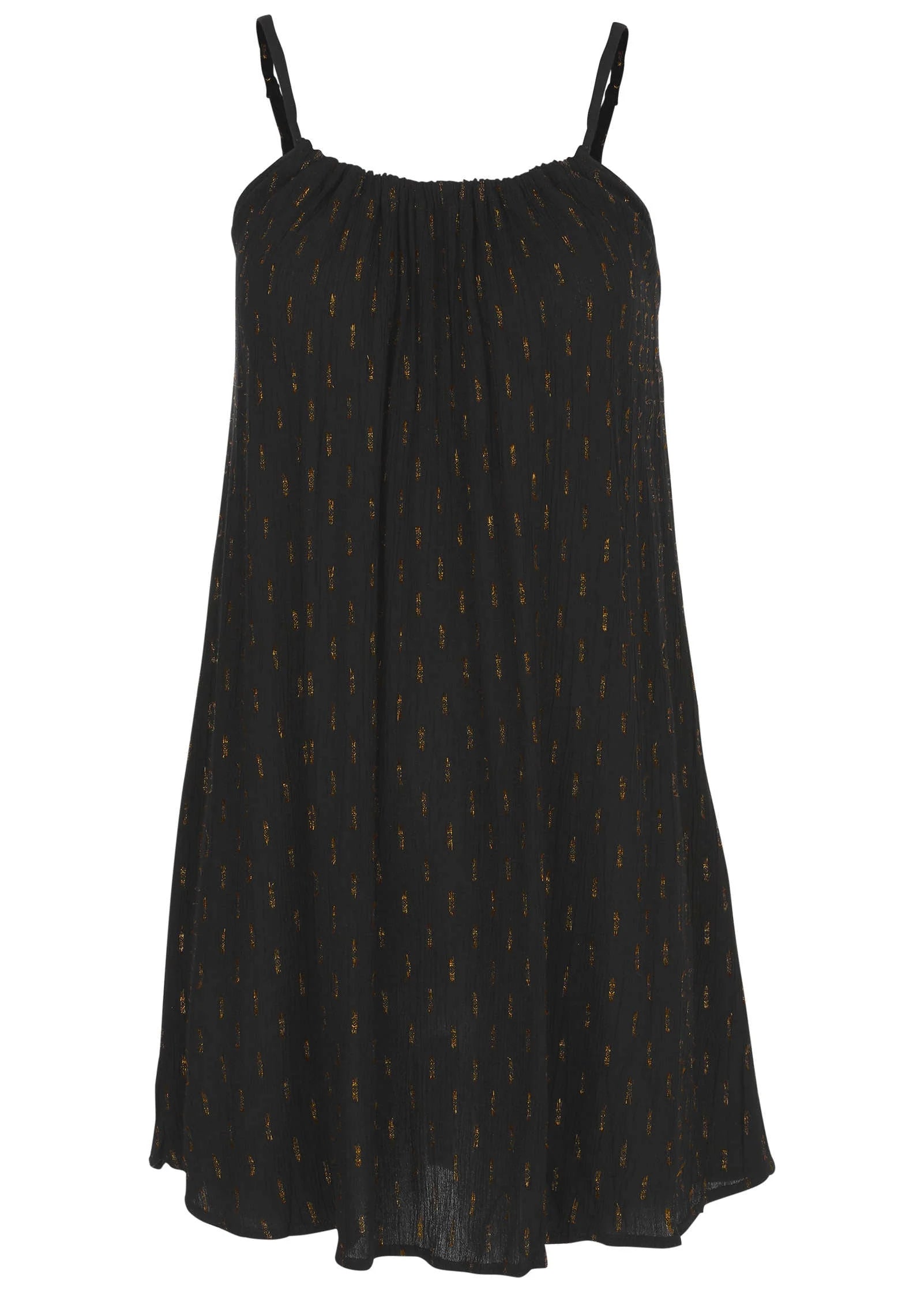 Lurex Cover Up Dress Black Beauty