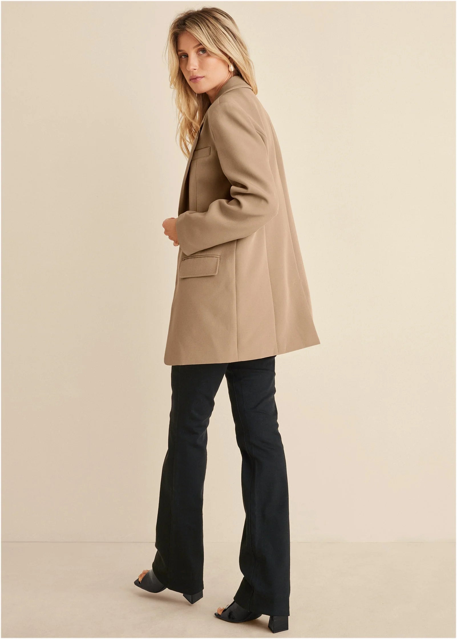 Oversized Blazer Camel