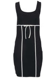 Ponte Bodycon Mini Jet Black