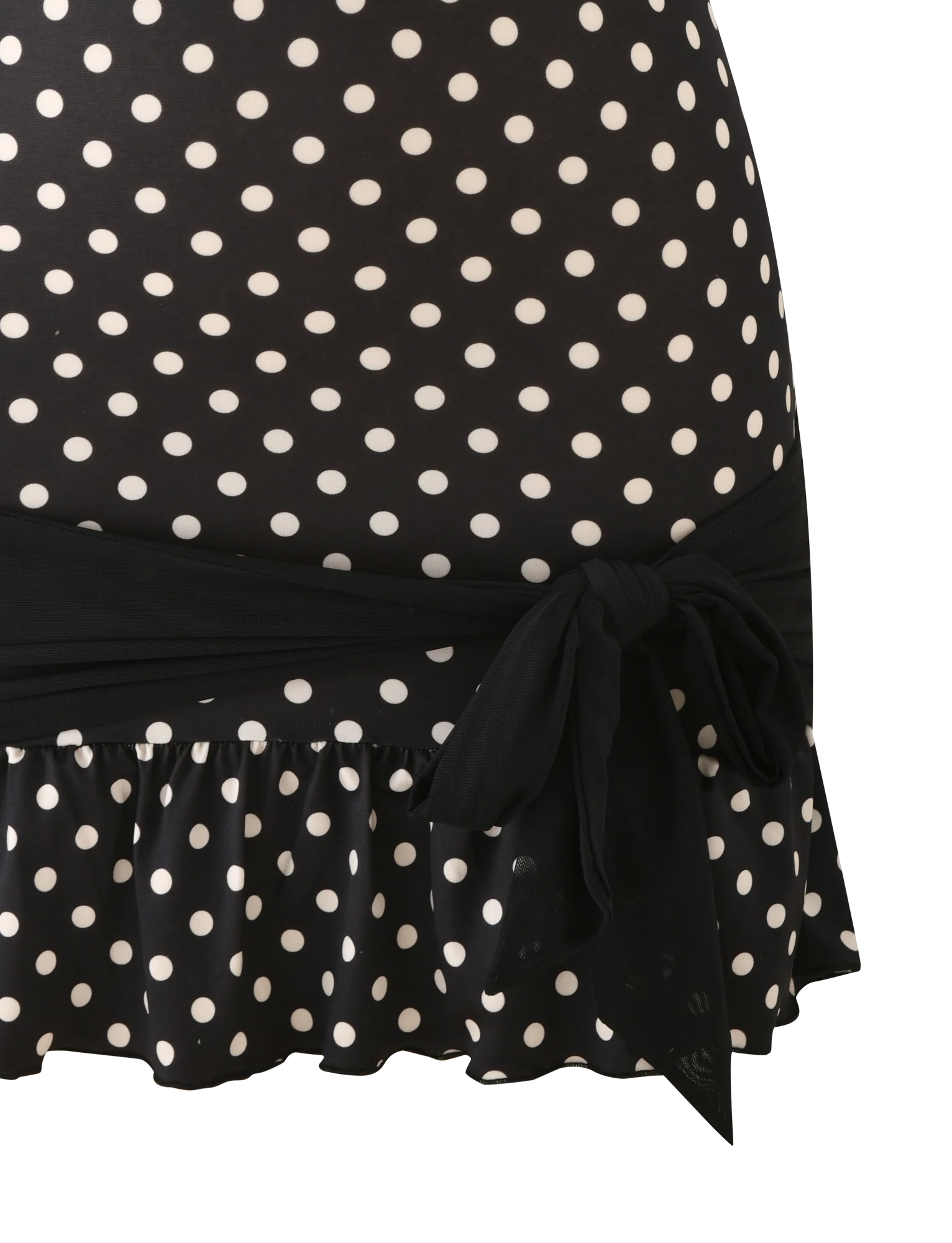 TOVE MINI DRESS BLACK POLKA DOT