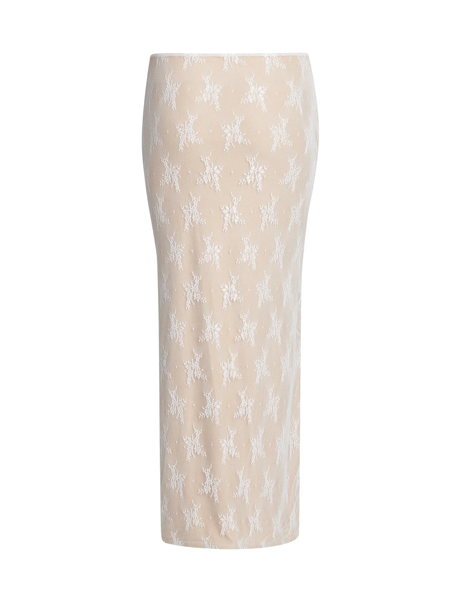 KAROLINA SKIRT WHITE WHITE LACE