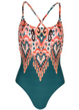 Bondi One Piece Swimsuit Ikat Chandelier