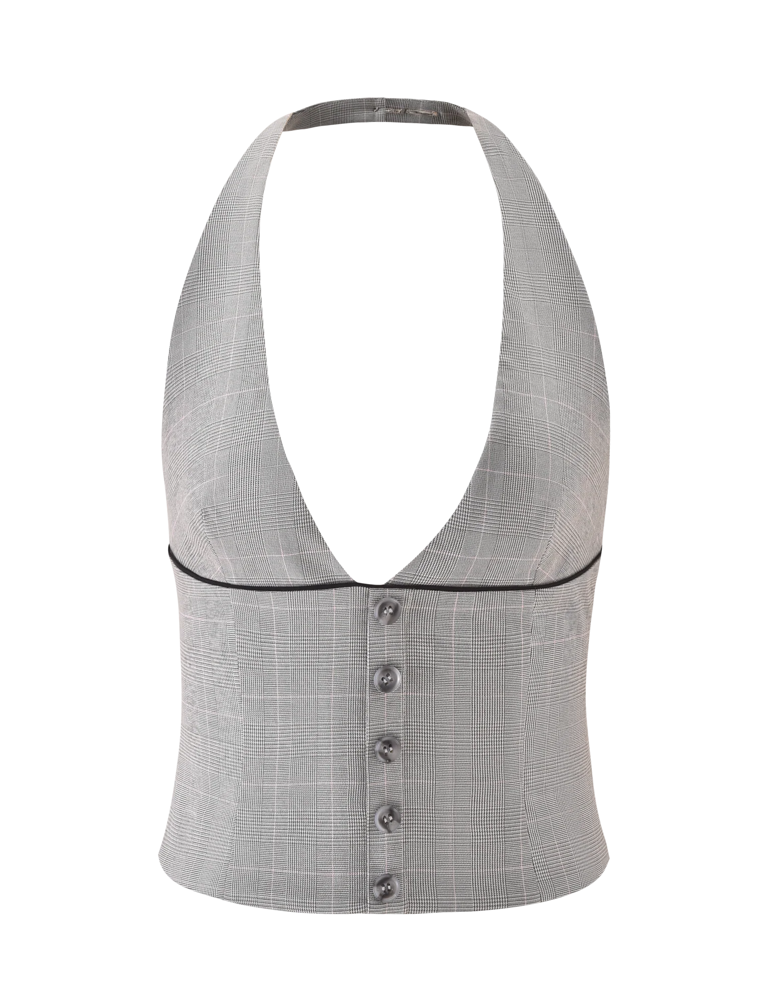 TERESIA TOP GREY CHECK