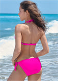 Miami Tie Side Moderate Bottom Electric Pink