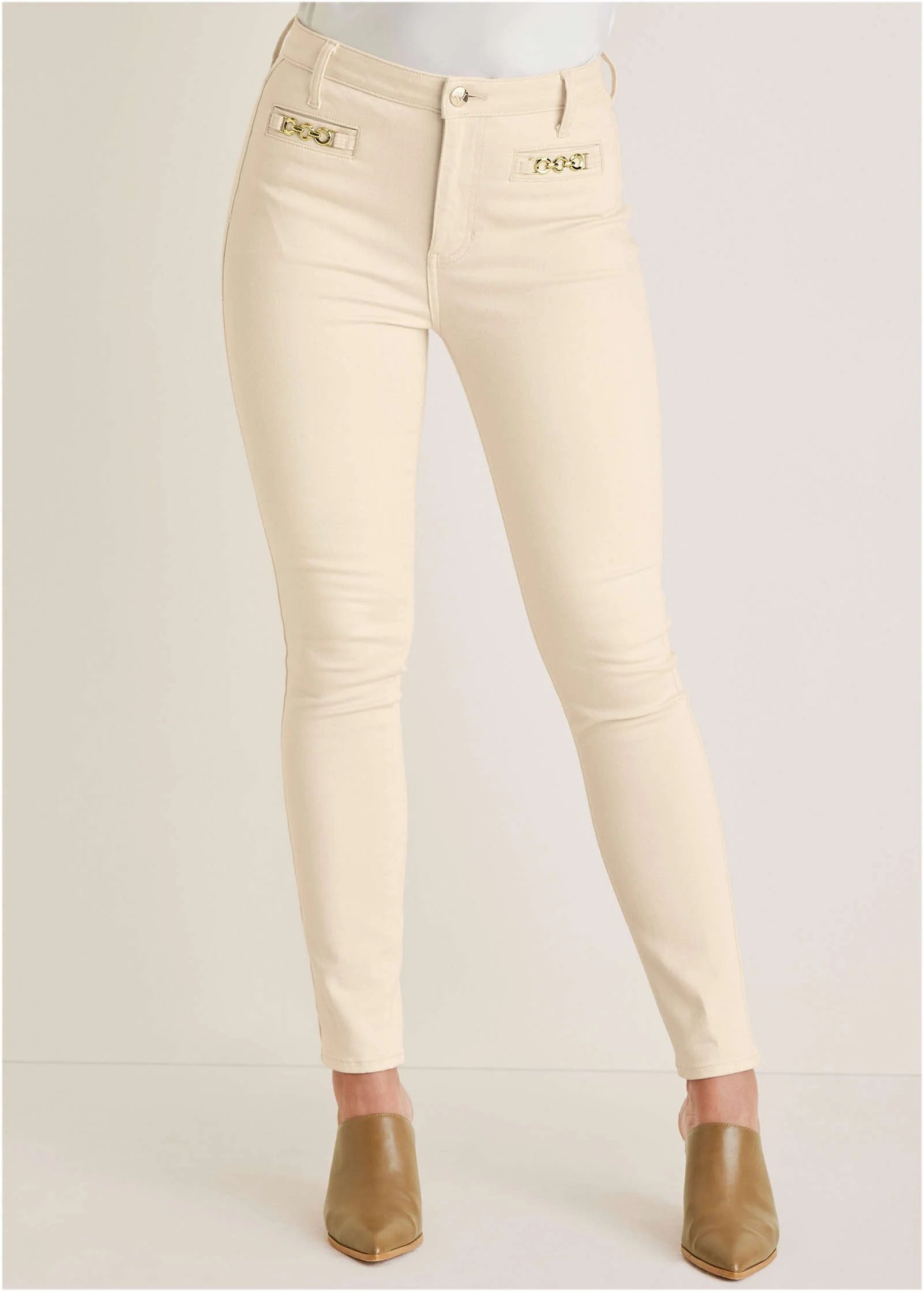 Slim Leg Jeans Natural Wash