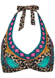 Heavenly Halter Top Jungle Beauty