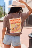 Rodeo Sweetheart Brown Graphic Tee