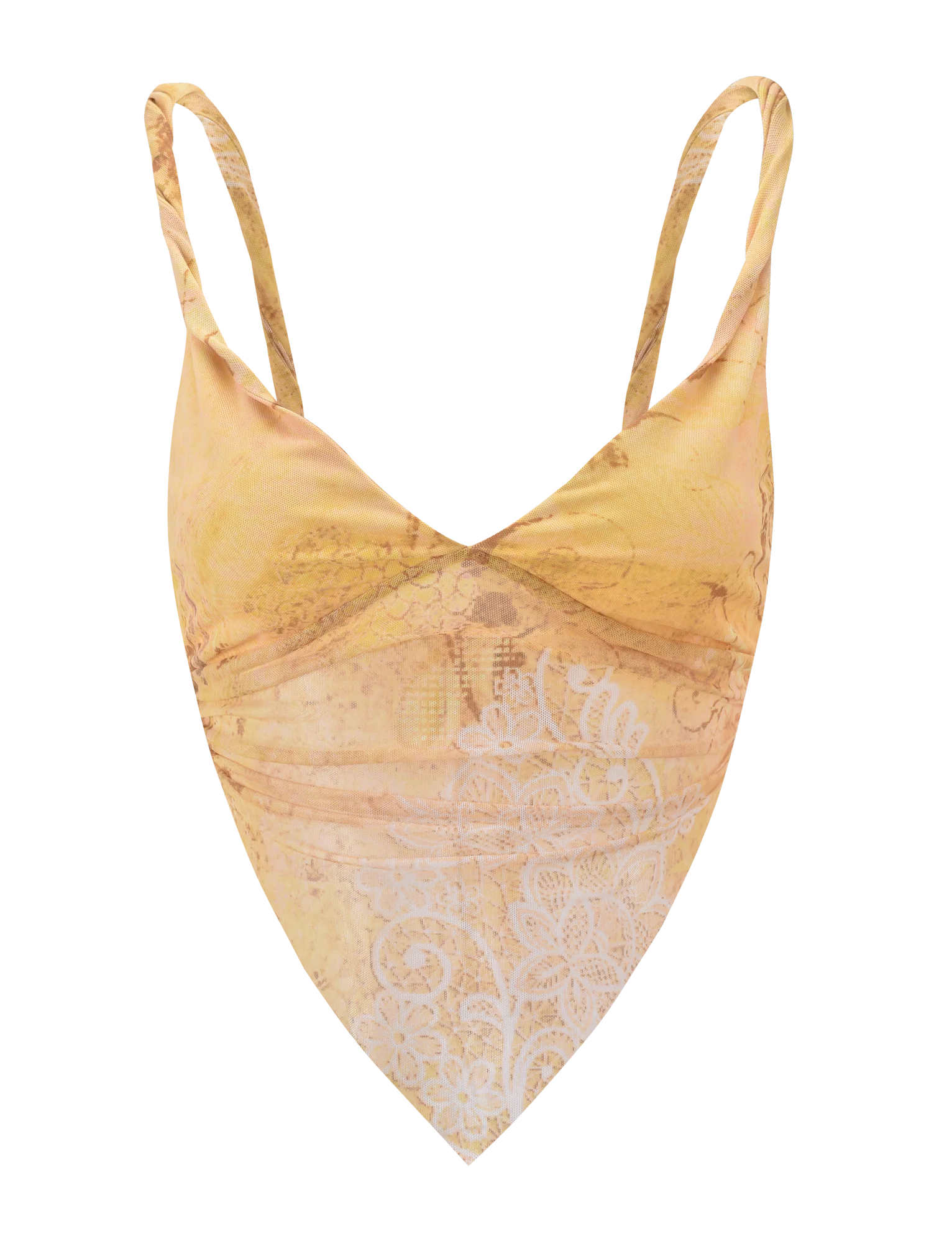 THEO TOP LEMON BUTTERFLY PAISLEY
