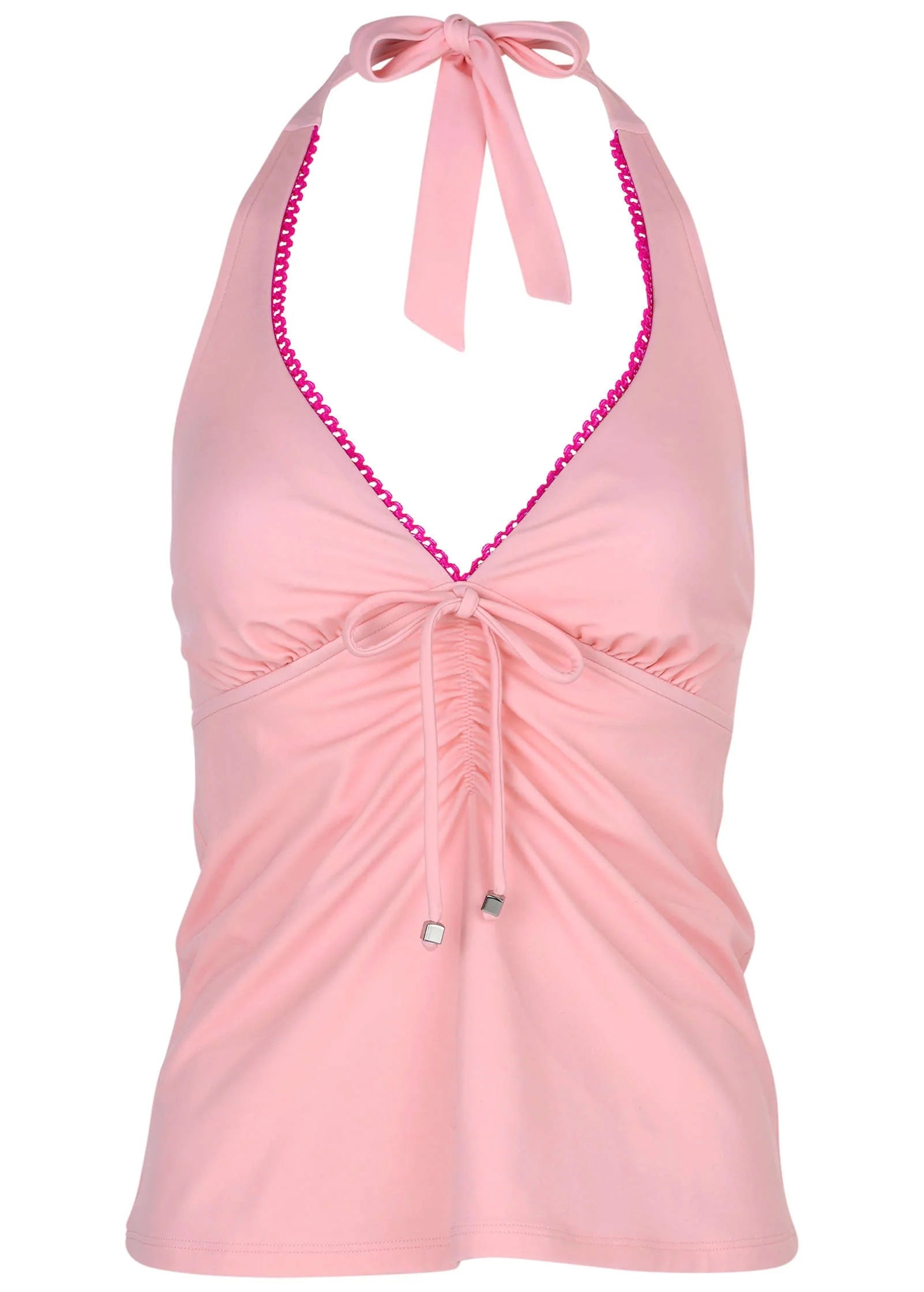 Sicily Halter Tankini Top Almond Blossom