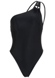 Strappy One Piece Black Beauty