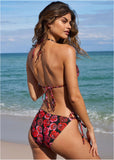 Bahamas Triangle Bikini Top Rose Garden