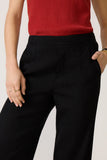 Maya Wide Leg Linen Ankle Pant