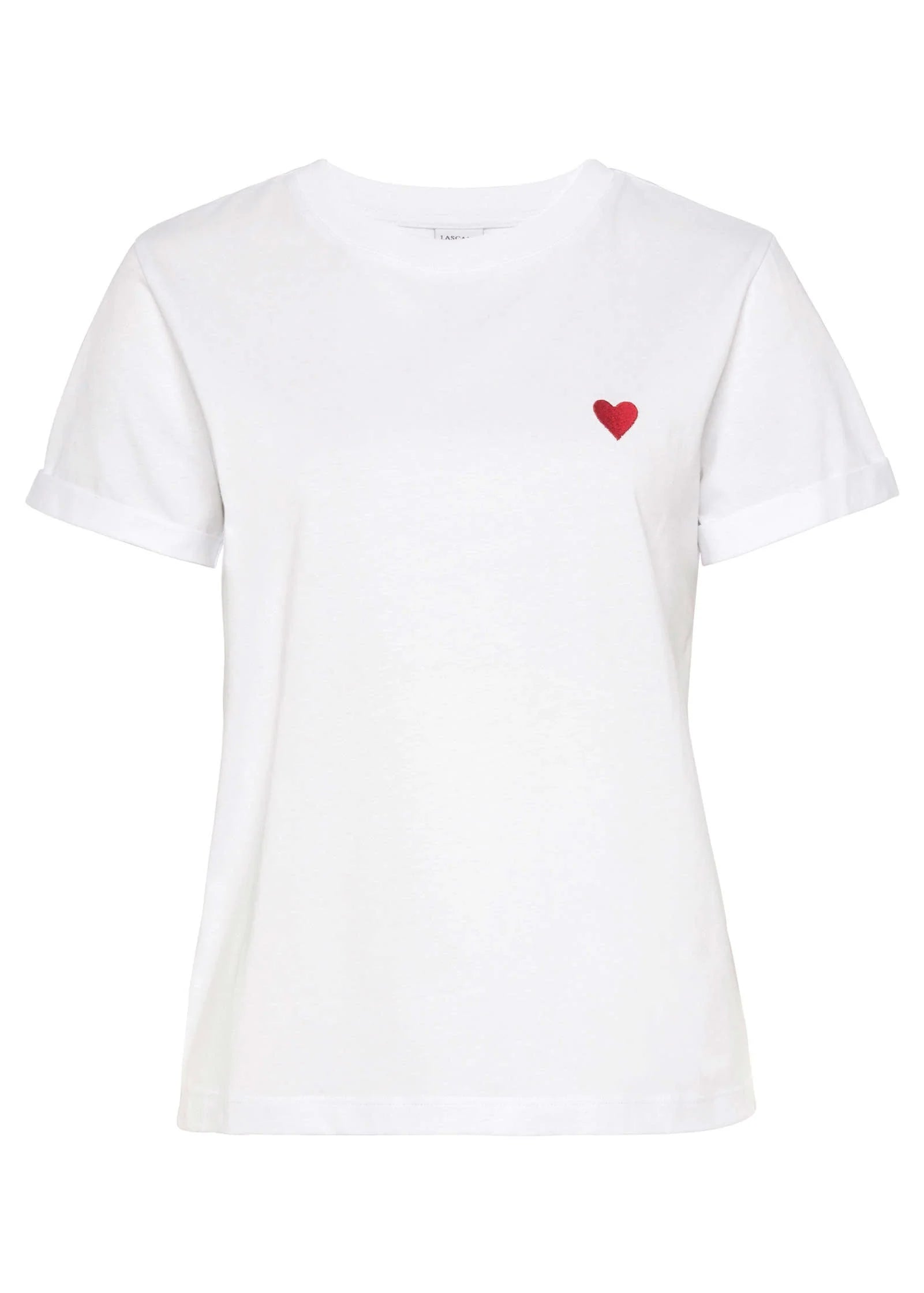 Heart Graphic Tee White