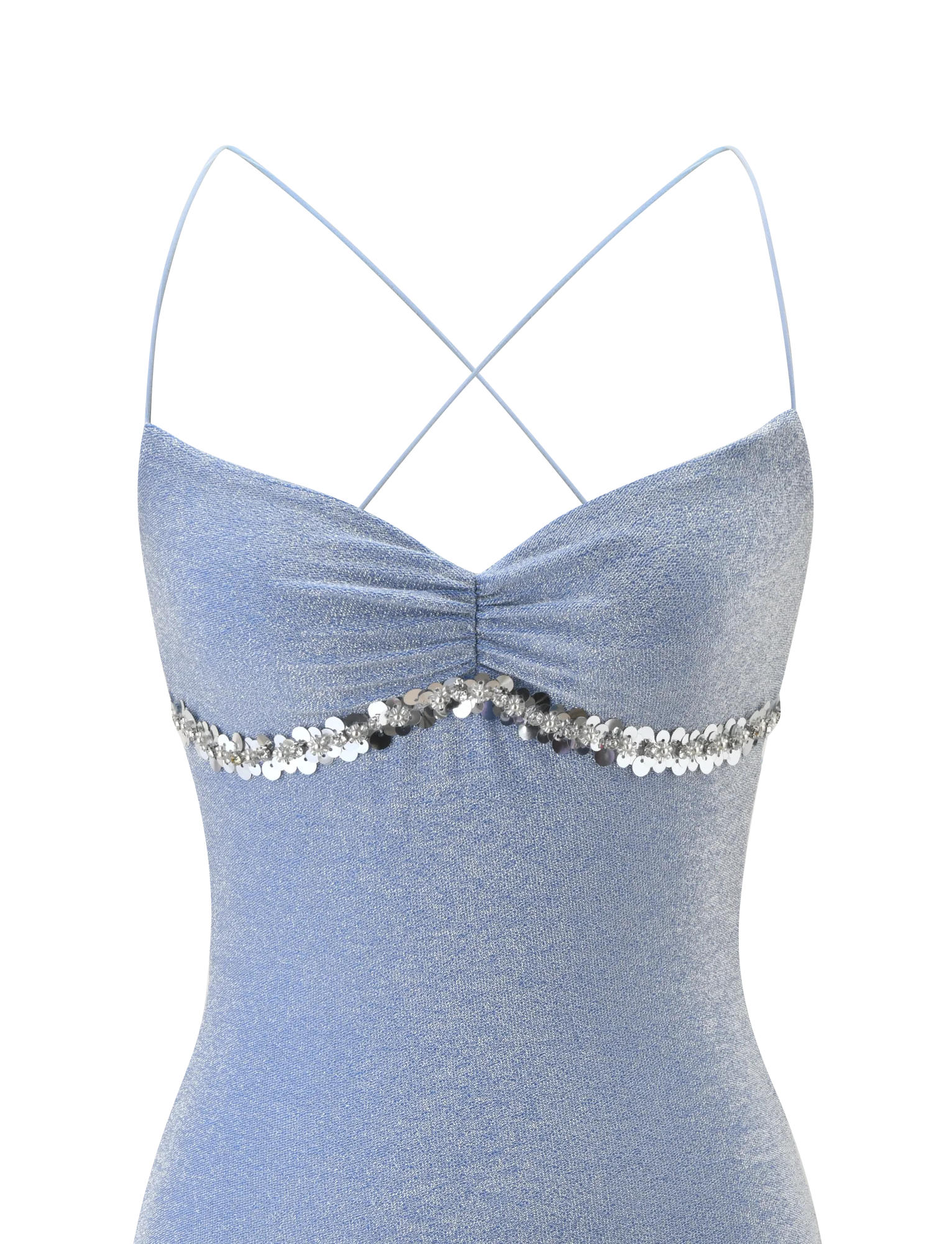 ALIA MINI DRESS BLUE