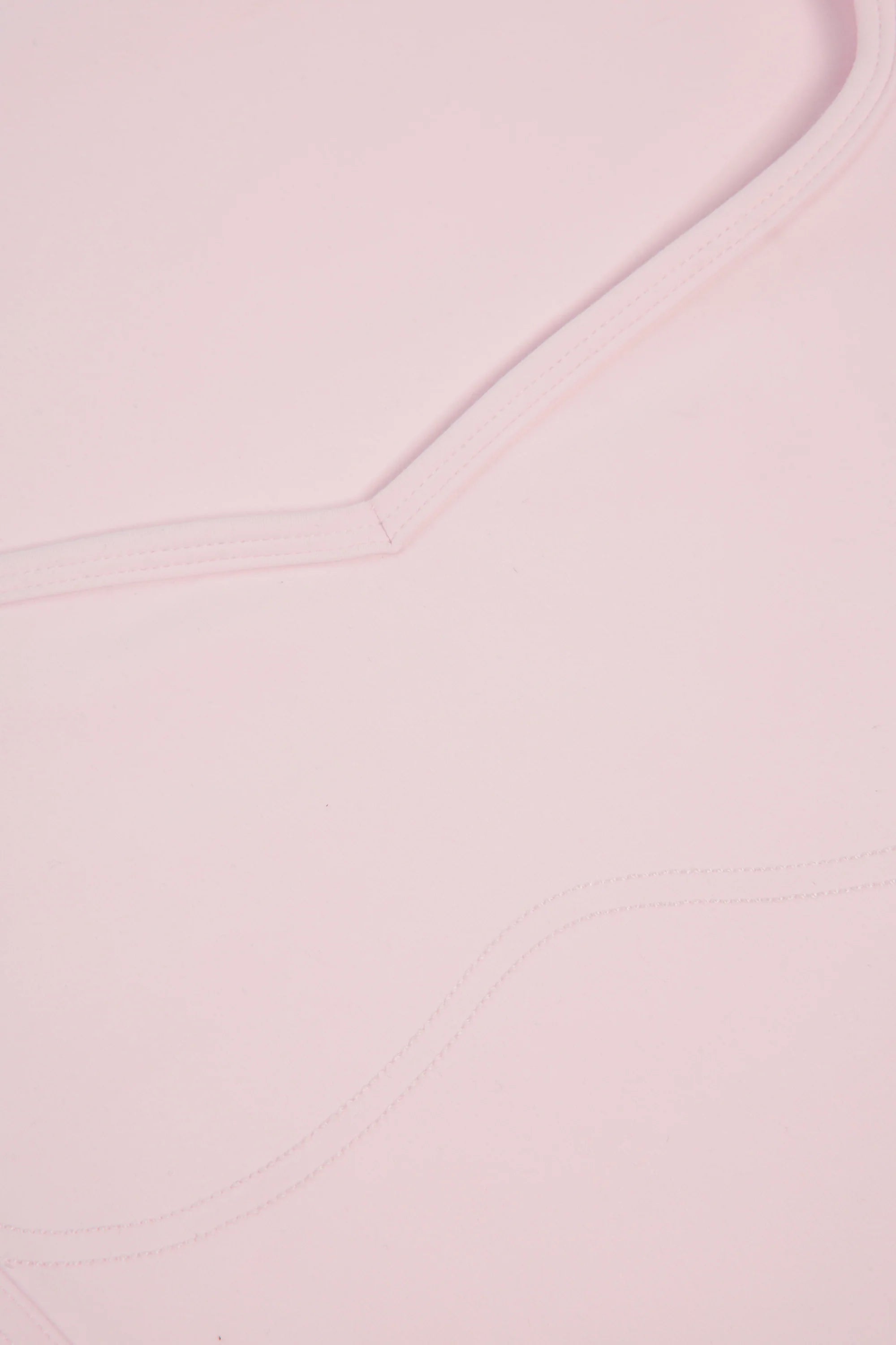Soft Active Sweetheart Neck Crop Top in Ballet Pink