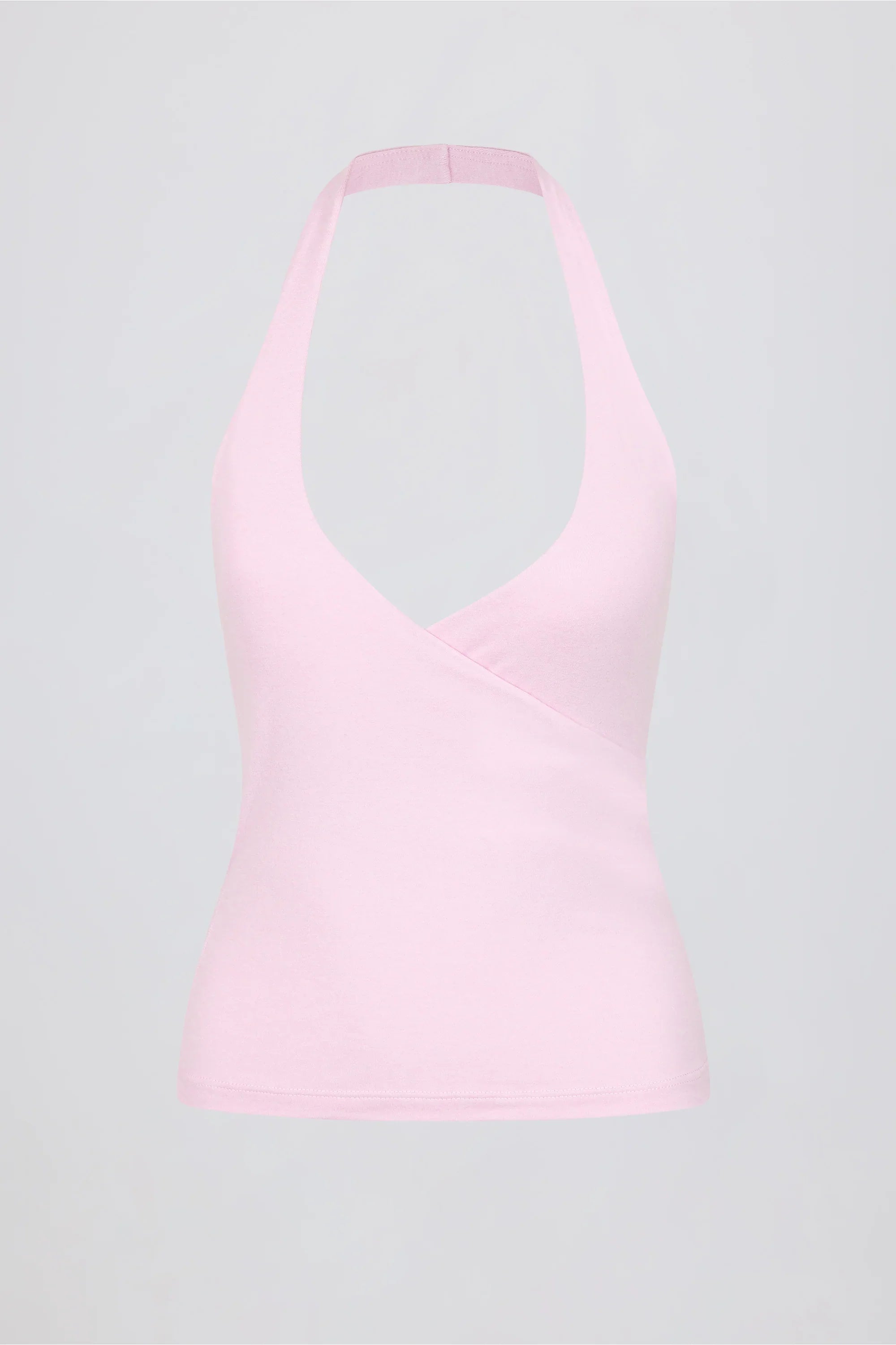 Halterneck Open Back Tank Top in Bloom