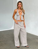LAINEY PANT GREY STRIPE