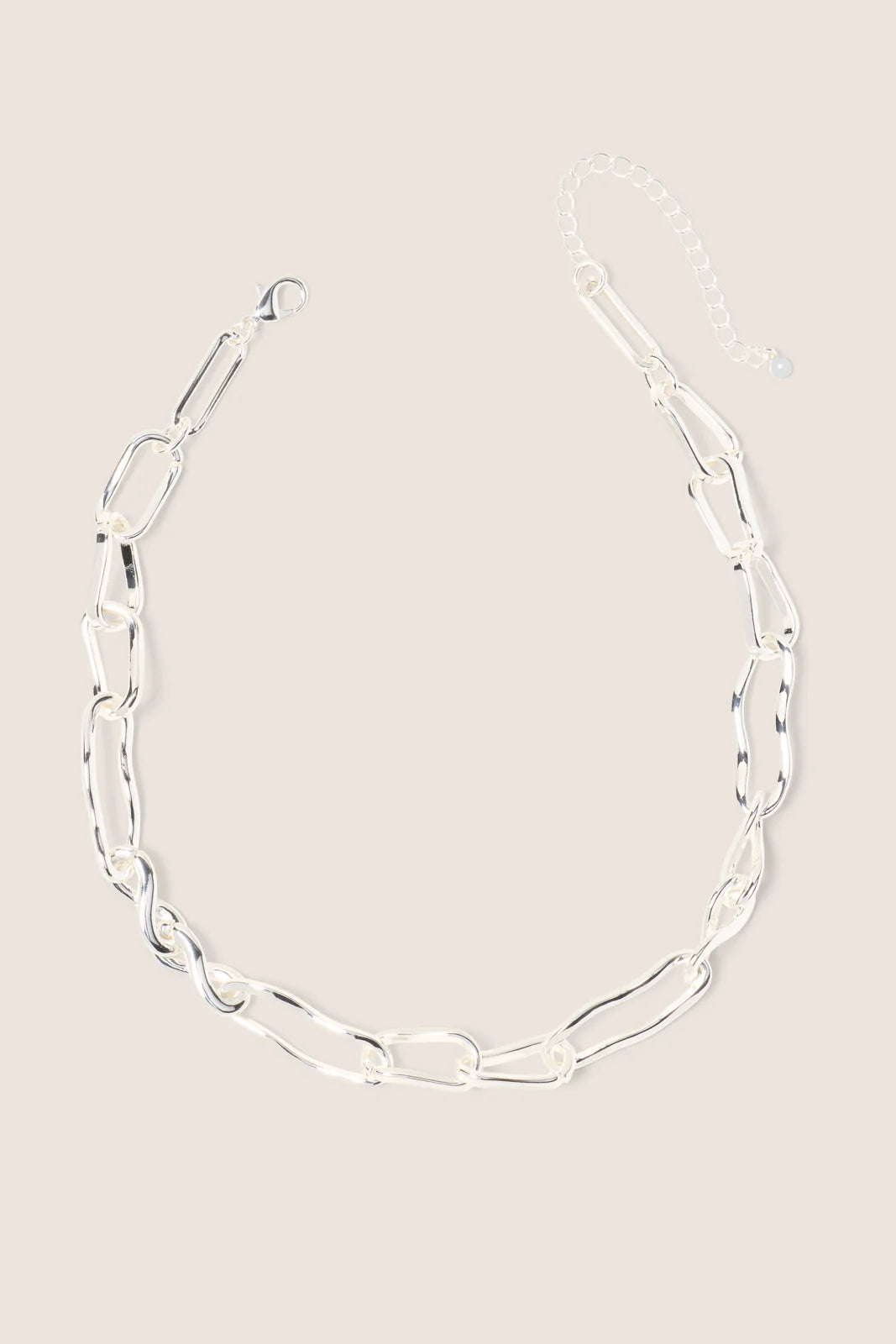 Meg Hammered Link Necklace
