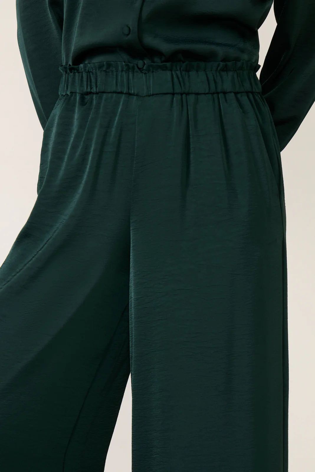 Isolde Wide Leg Satin Pant
