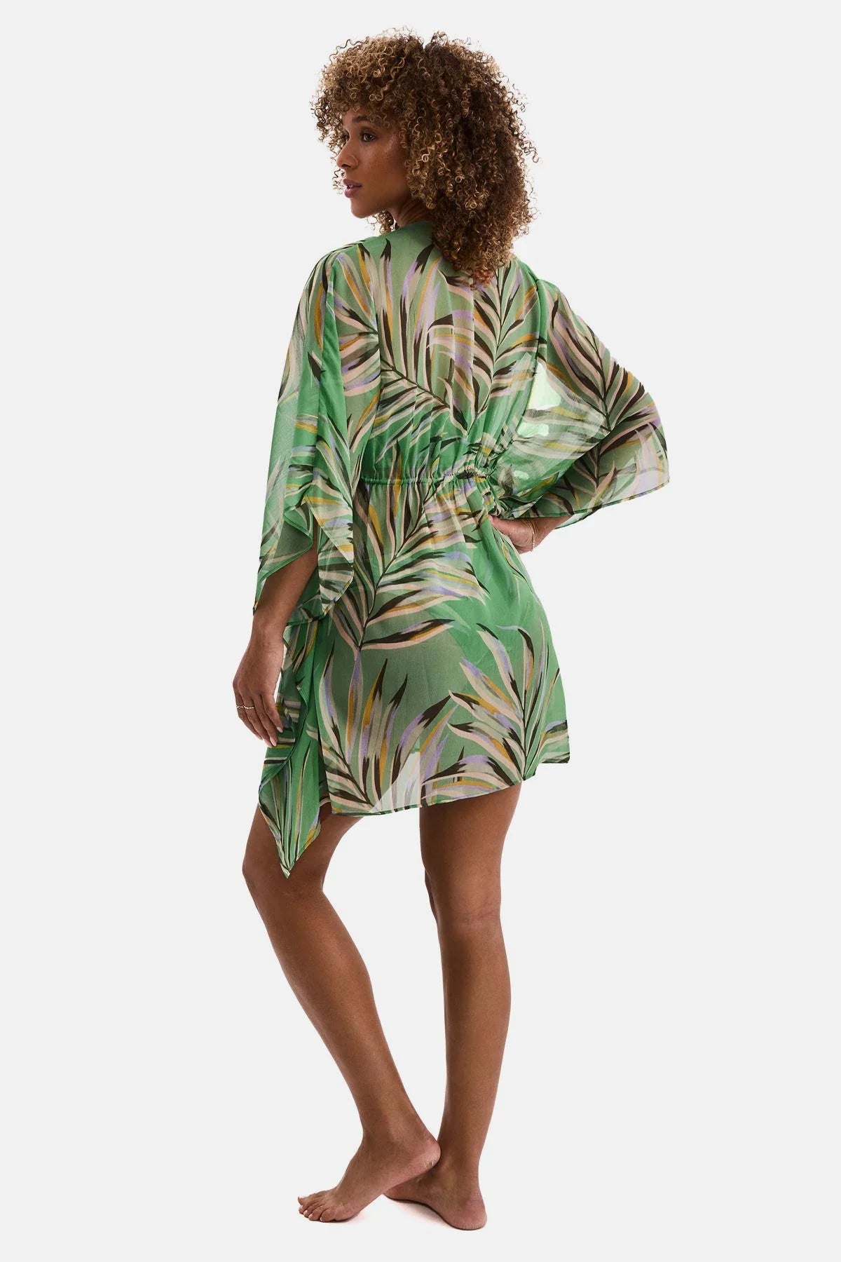Parker Mini Caftan Coastal Leaves