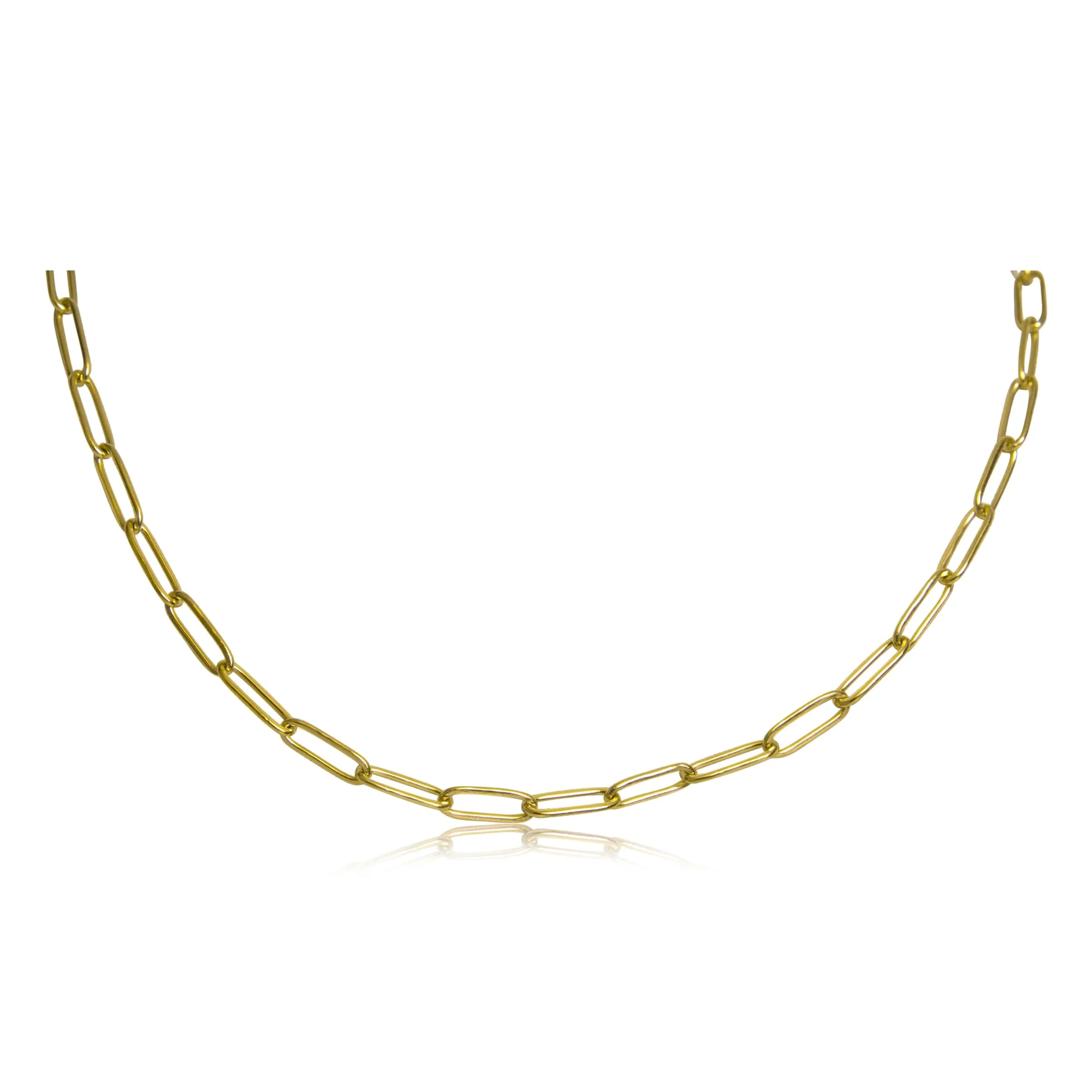 Shirin Gold Paperclip Chain Necklace