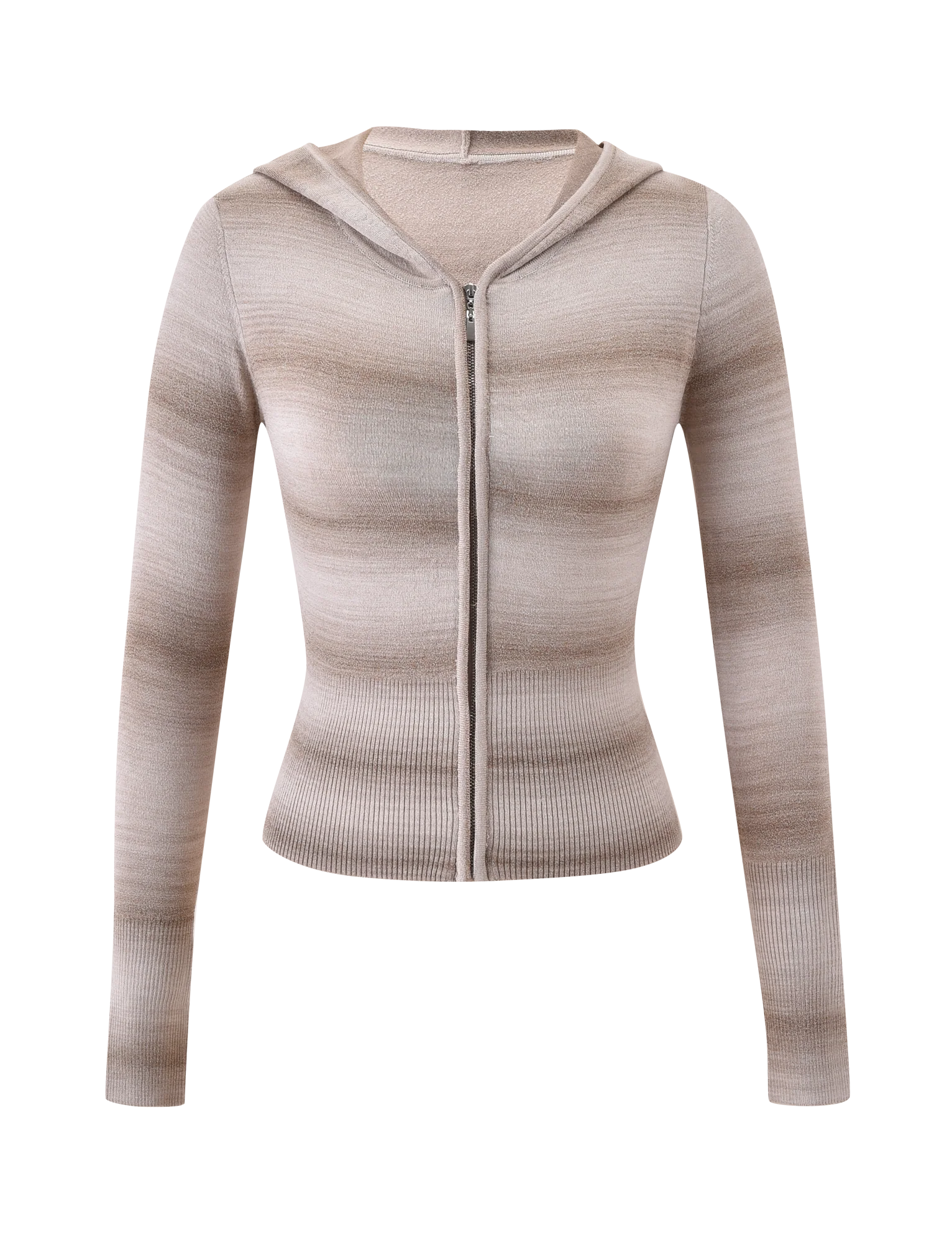 MARISSA JUMPER TAUPE OMBRE STRIPE
