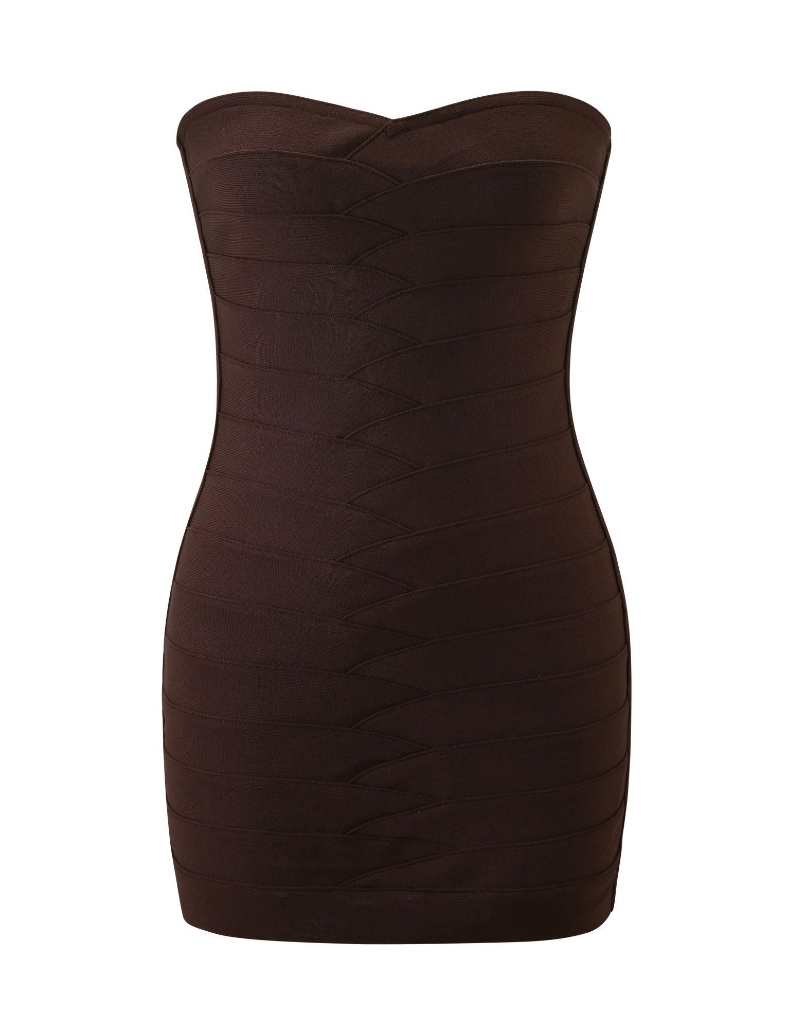NIYA BANDAGE DRESS CHOCOLATE