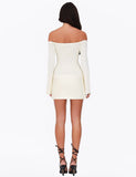 CYPRESS DRESS WHITE CREAM