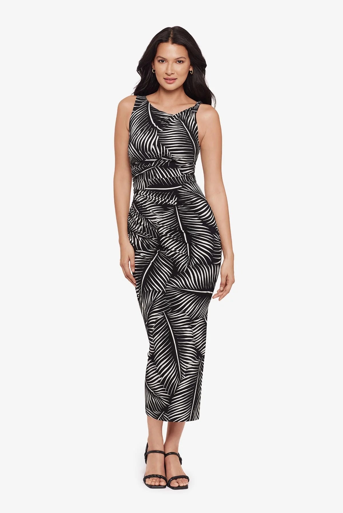Maxi Shaping Dress in Palmera