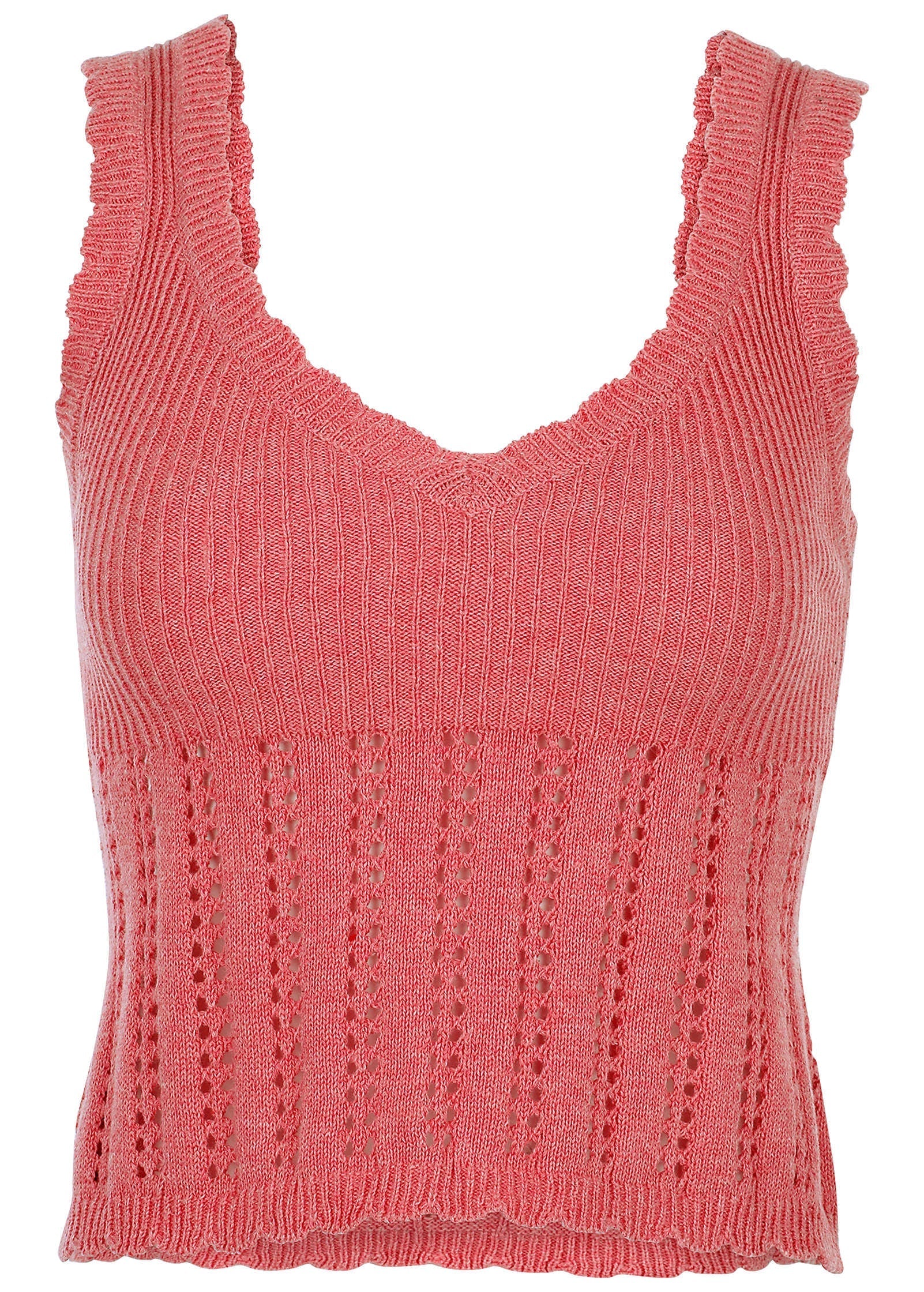 Pointelle Tank Paradise Pink