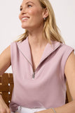 Magnolia Half Zip Tank