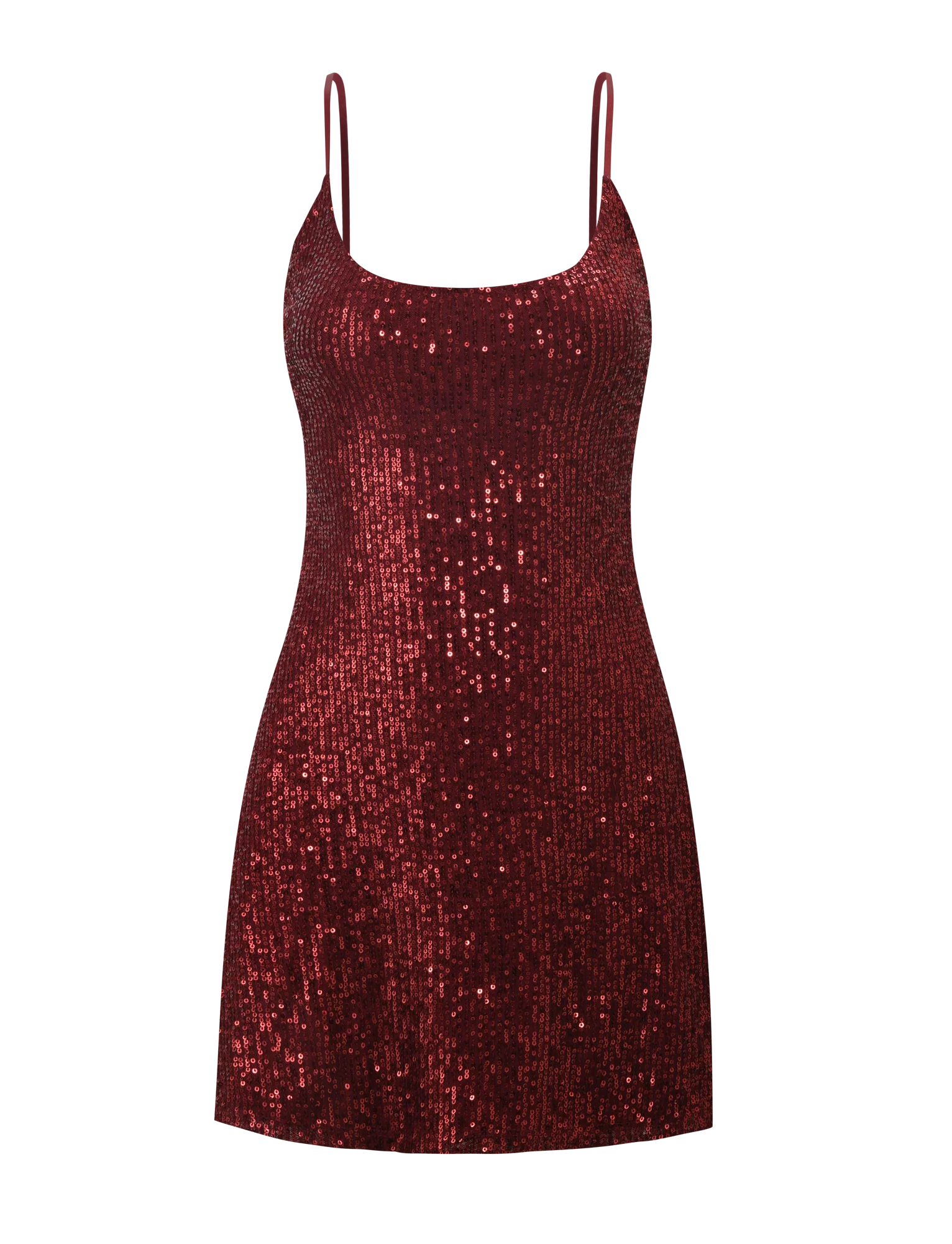 ZEINA MINI DRESS WINE SEQUIN