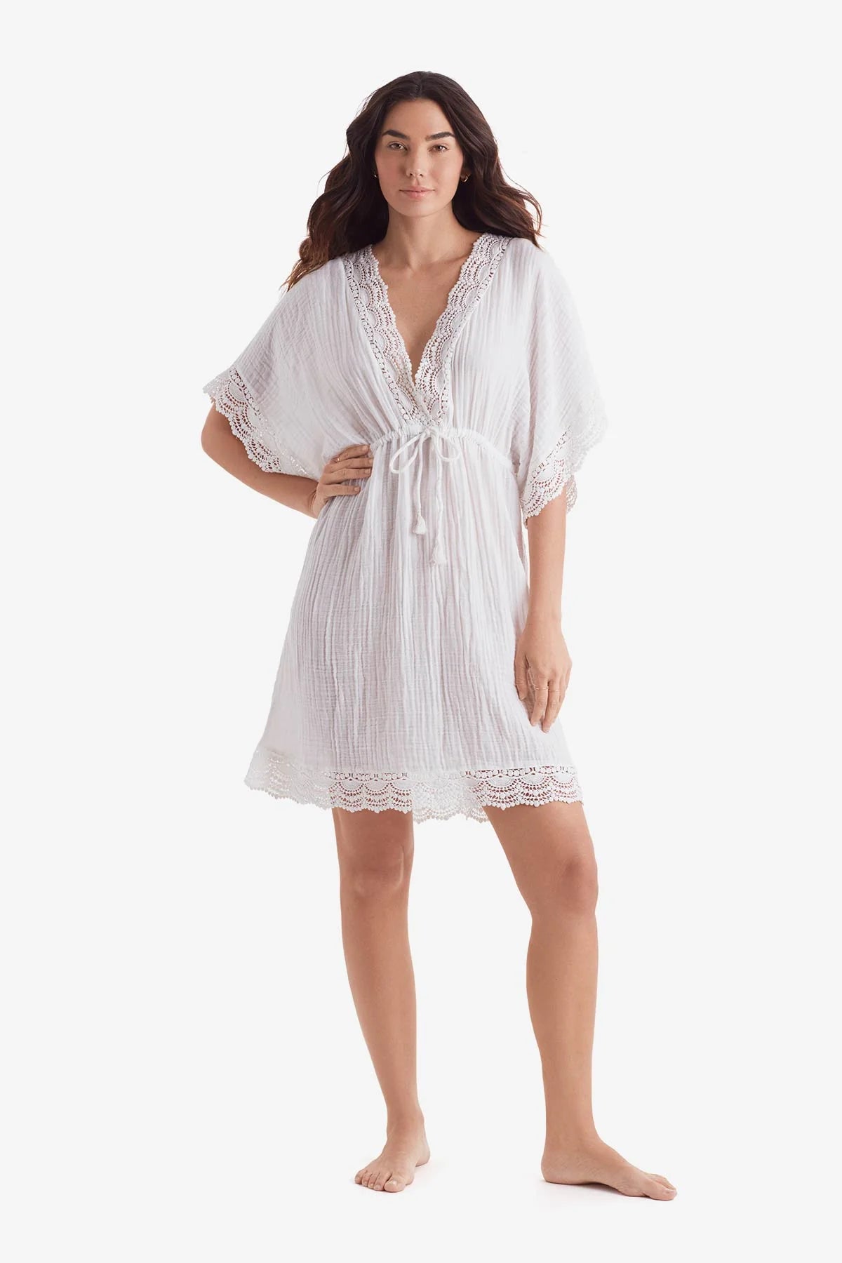 Horizon Tunic White Bliss Gauze