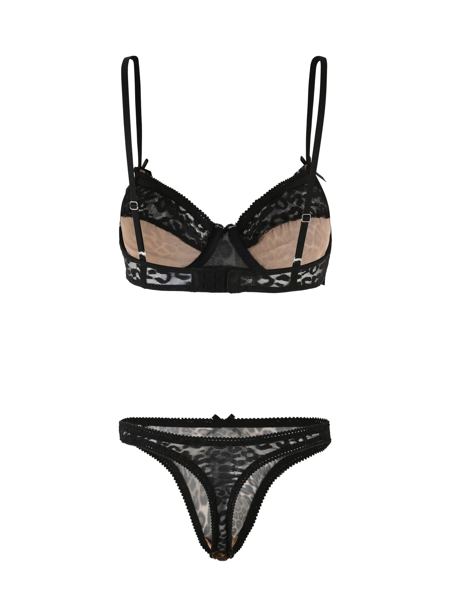 ALANIS SET NEUTRAL LEOPARD