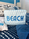 KenzKustomz Blue Palms XL Bag Beach