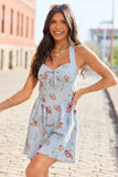 Willa Blue Cowboy Mini Dress