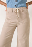 Ari w Waistband Tie Wide Leg Pant