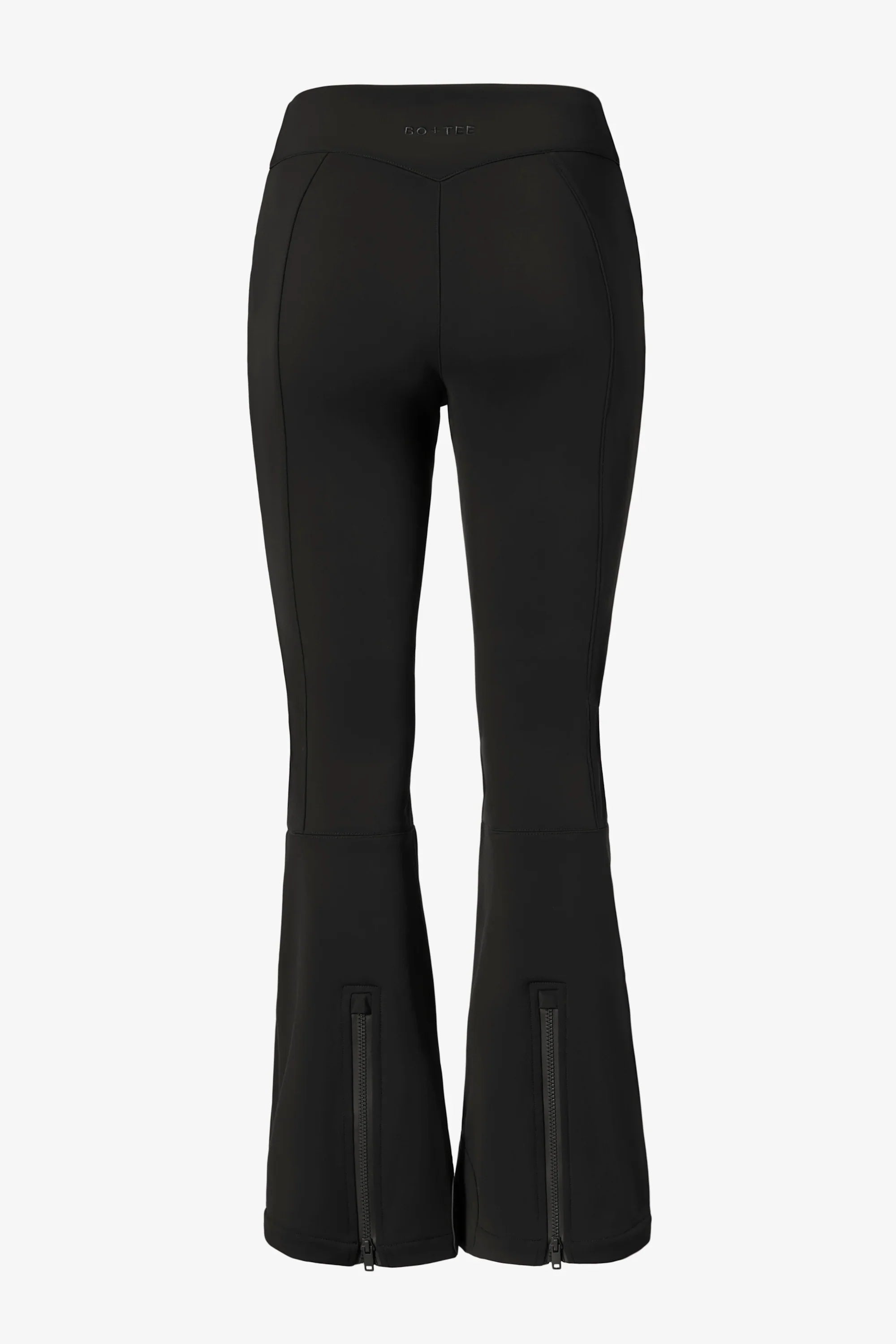 Waterproof Belted Ski Salopettes in Black