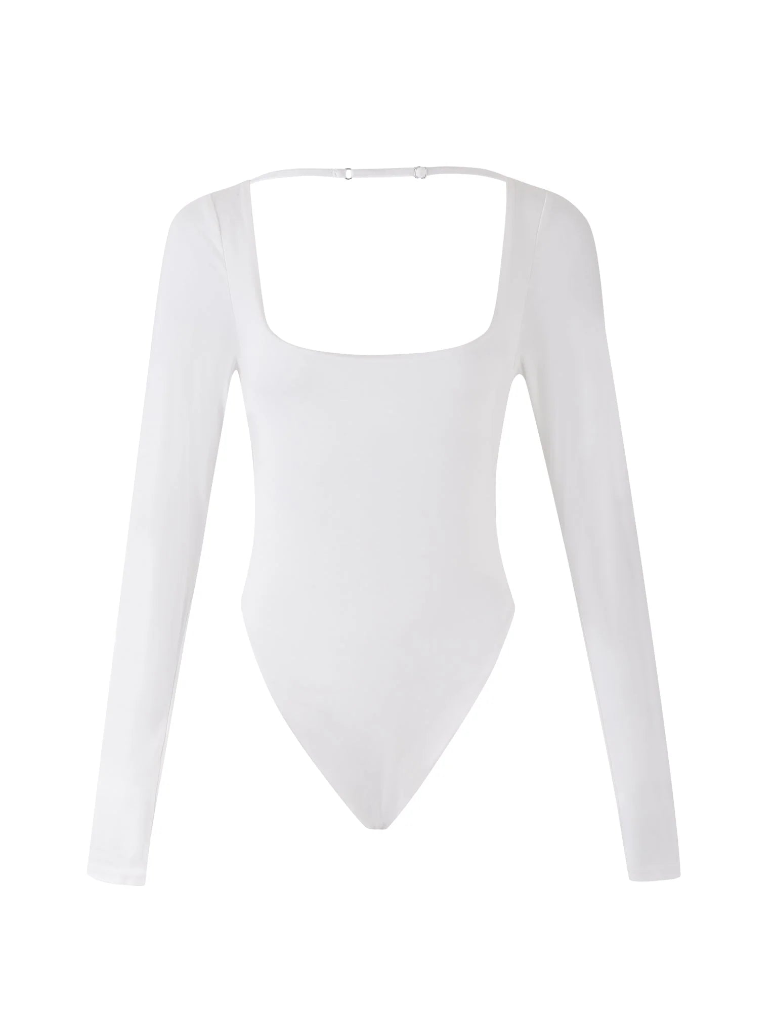 MINERVA LONG SLEEVE BODYSUIT WHITE