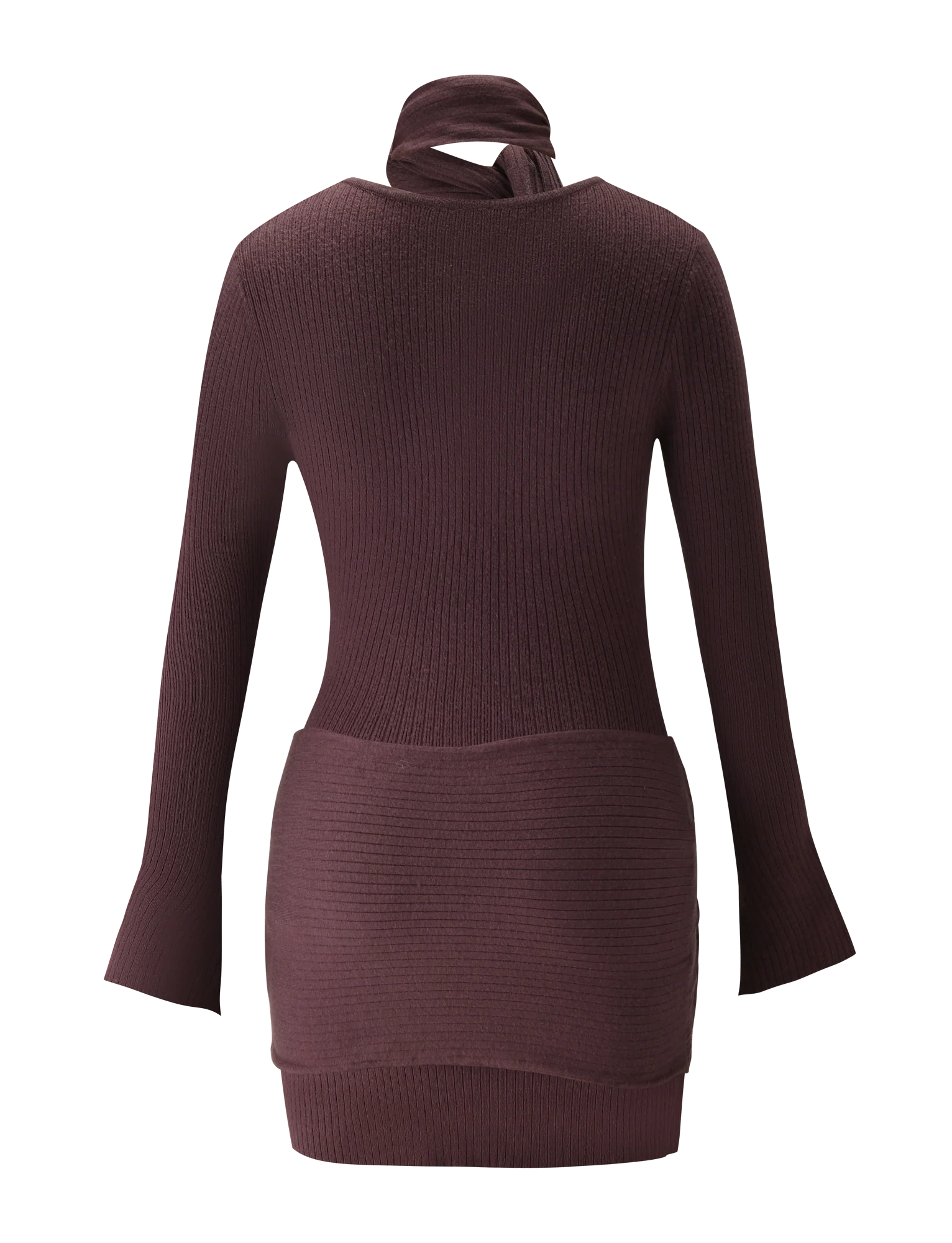 RENNER MINI DRESS CHOCOLATE