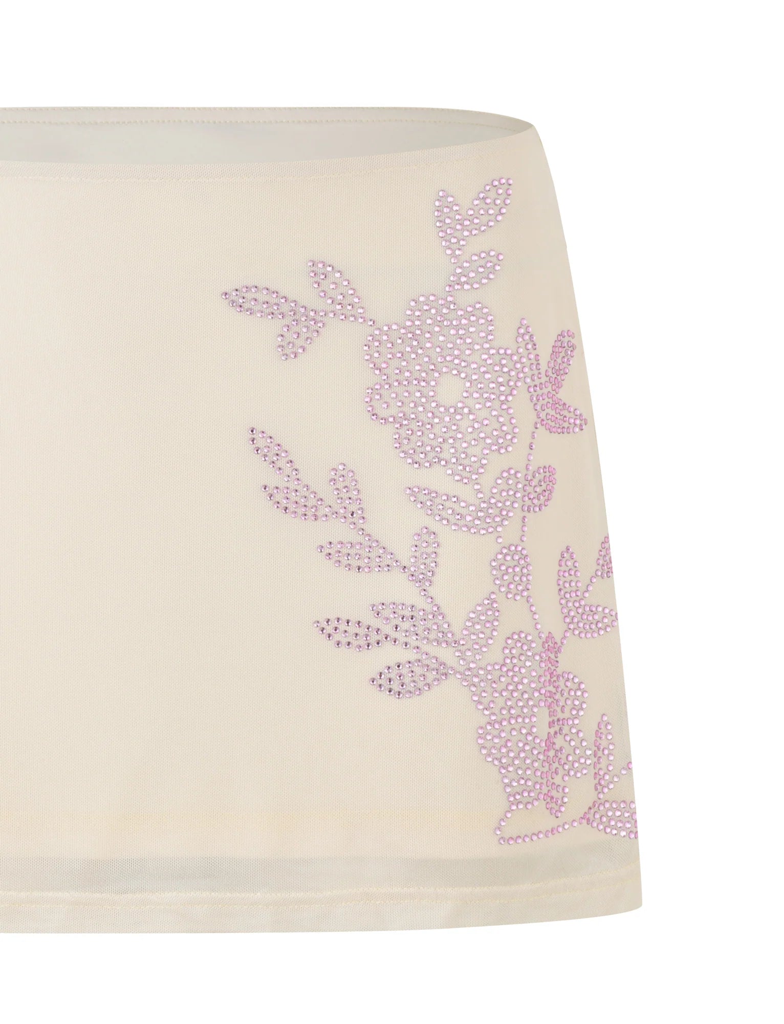 OCTAVIA MINI SKIRT NEUTRAL CREAM