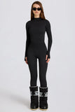 Thermal Base Layer Leggings in Black Leopard